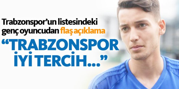 Talha Sanuç'tan Trabzonspor açıklaması!