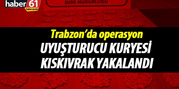 Trabzon'da uyuşturucu kuryesi yakalandı
