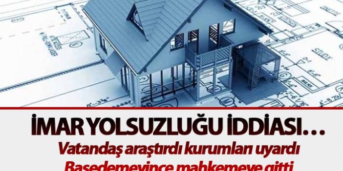 Trabzon'da İmar yolsuzluğu iddiası