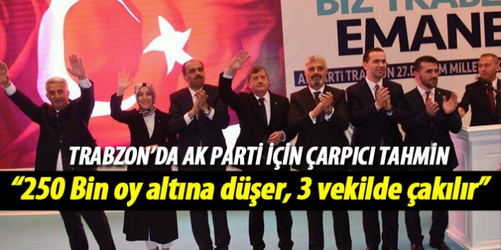 Trabzon'da AK Parti için çarpıcı tahmin: 3 vekilde çakılır!