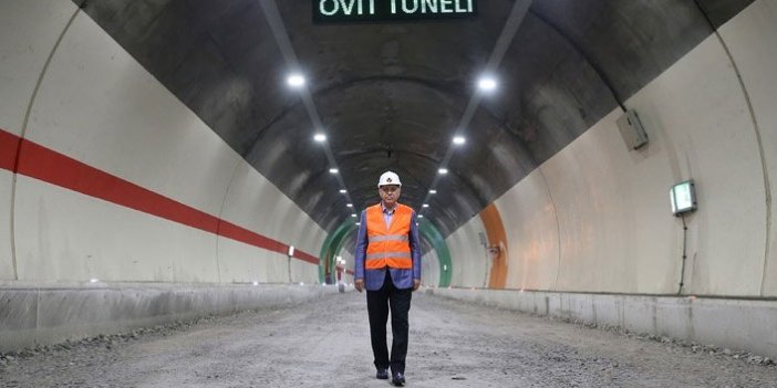 Ovit Tüneli'nin açılışını Erdoğan yapacak