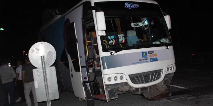 Seçim otobüsü ile otomobil çarpıştı: 6 yaralı