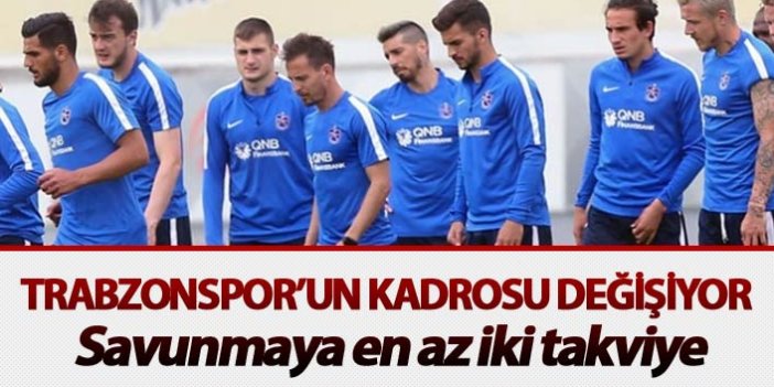 Trabzonspor’un kadrosu değişiyor - Savunmaya iki takviye