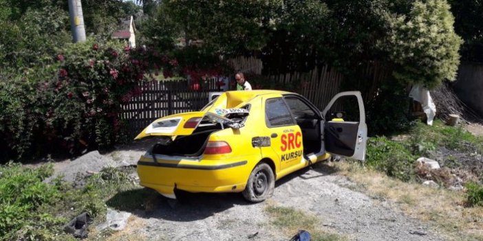 Samsun'da otomobil takla attı: 2 yaralı 