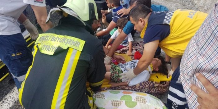 Denizli’de trafik kazası: 11 yaralı 