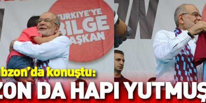 Temel Karamollaoğlu Trabzon'da konuştu