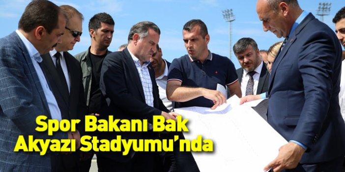 Spor Bakanı Bak Trabzonspor'un stadında