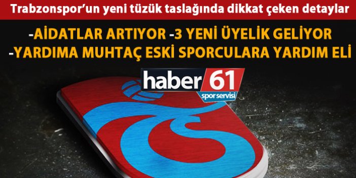 Trabzonspor'un yeni tüzüğünde dikkat çeken detaylar