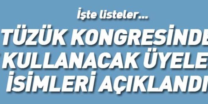 Trabzonspor tüzük kongresinde oy kullanacak üyeler açıklandı