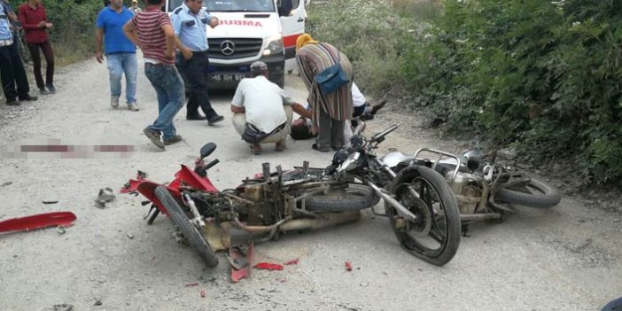 Feci motosiklet kazası: 1 ölü, 1 yaralı