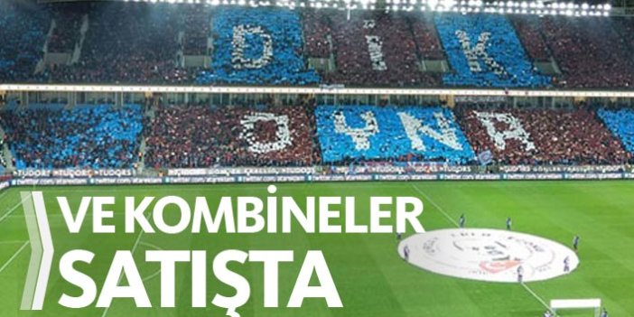 Trabzonspor'da kombineler satışta