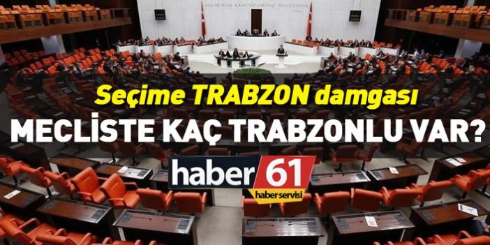 24 Haziran seçimlerinde Mecliste kaç Trabzonlu milletvekili var? İşte isimler