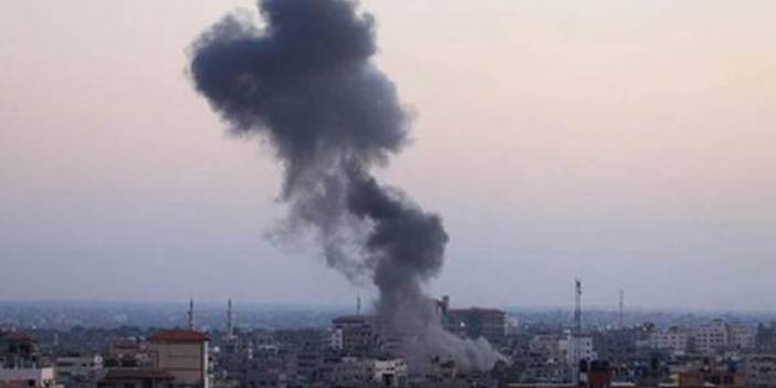 İsrail'den Gazze'ye hava saldırısı! İki nokta vuruldu