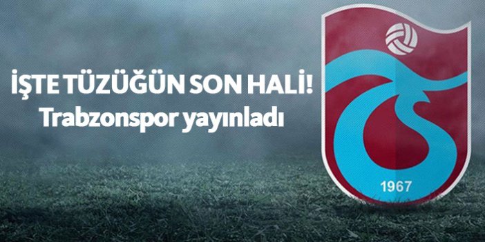 Trabzonspor tüzüğün son halini yayınladı