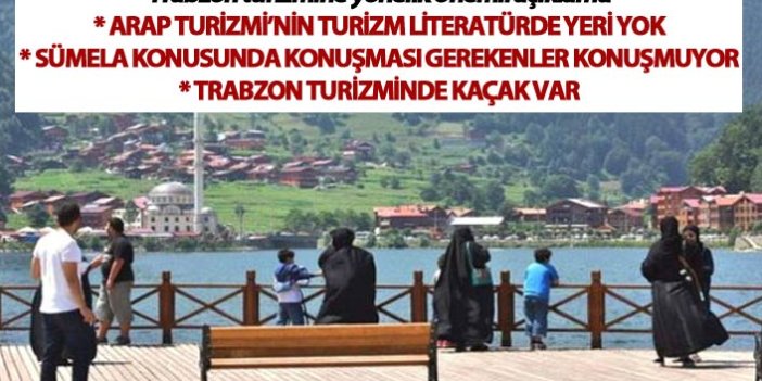 Trabzon turizmine yönelik önemli açıklama: "Arap Turizmi’nin turizm literatürde yeri yok"