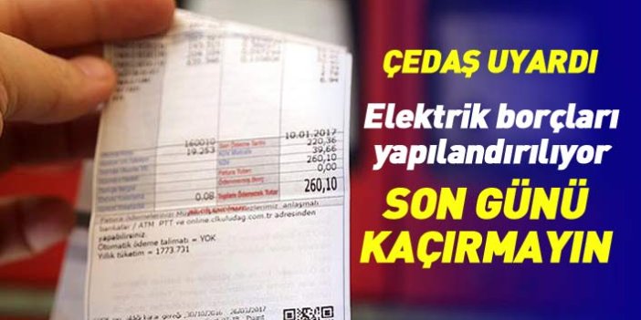 Trabzon'da elektrik borçları yapılandırılıyor... Son günü kaçırmayın