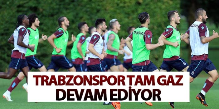 Trabzonspor tam gaz devam ediyor
