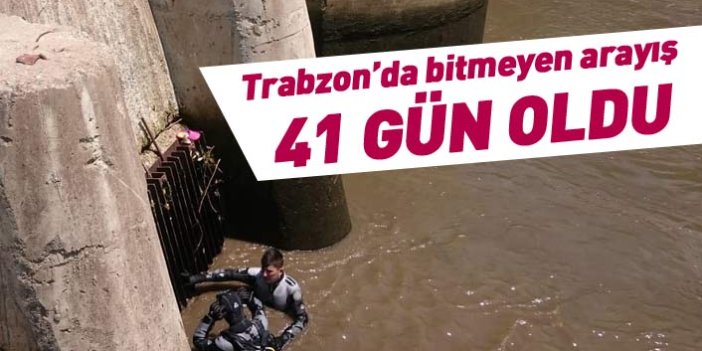 Trabzon'da 41 gündür süren arayış...