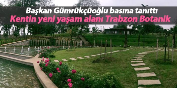 Trabzon Botanik Parkı - Başkan Gümrükçüoğlu basın mensupları ile buluştu
