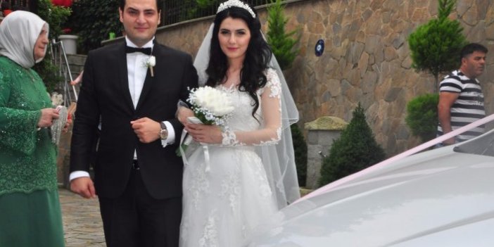 Trabzonlu çift, bir ömür boyu mutluluğa 'evet' dedi