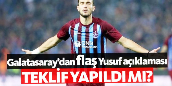 Galatasaray'dan flaş Yusuf Yazıcı açıklaması