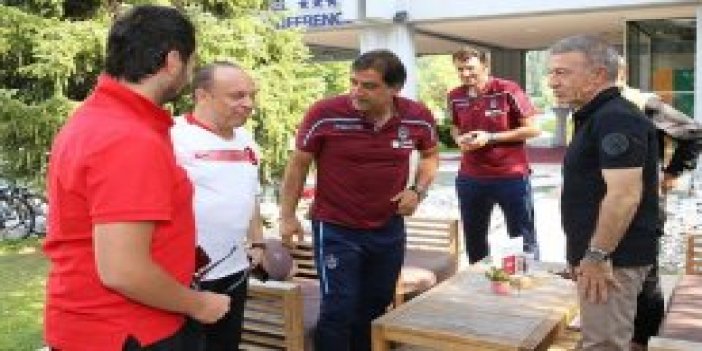 Ahmet Ağaoğlu Trabzonspor'un kampında
