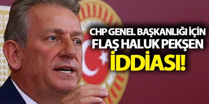 CHP Genel Başkanlığı için Flaş Haluk Pekşen iddiası