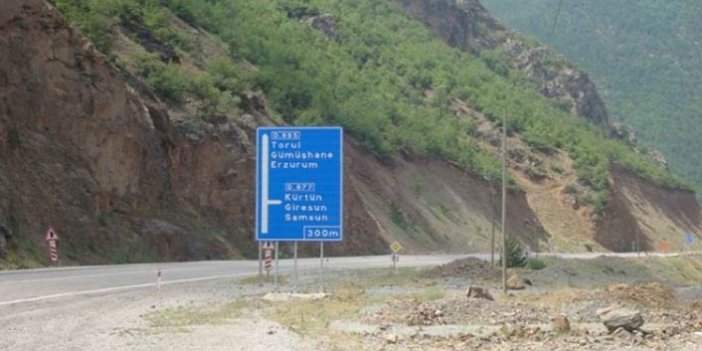 Trabzon Gümüşhane yolu için uyarı