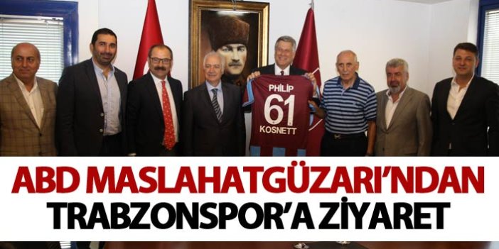 Abd Maslahatgüzarı’ndan Trabzonspor’a ziyaret