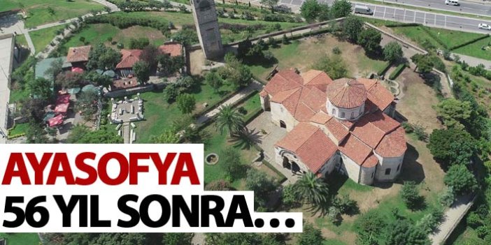 Trabzon'da Ayasofya, 56 yıl sonra restore edilecek
