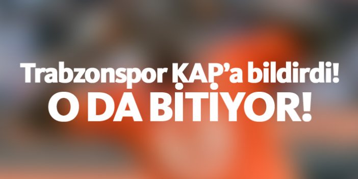 Trabzonspor Zargo Toure'yi KAP'a bildirdi