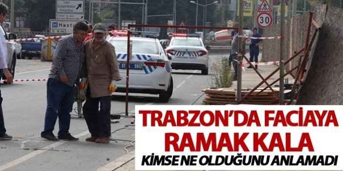 Trabzon'da faciaya ramak kala - Kimse ne olduğunu anlamadı