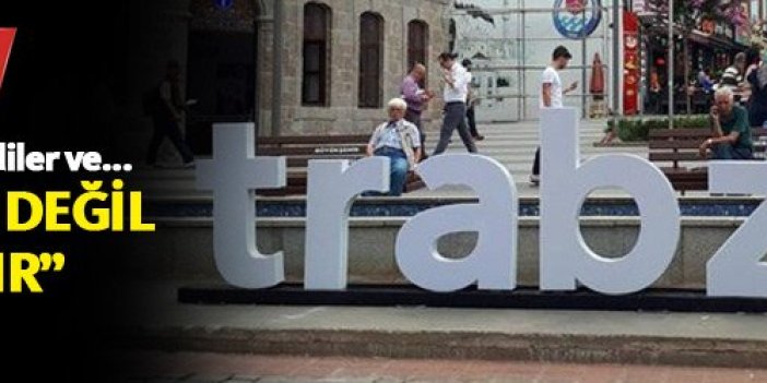 Taraftardan Trabzon tepkisi "Öyle değil böyle yazılır"