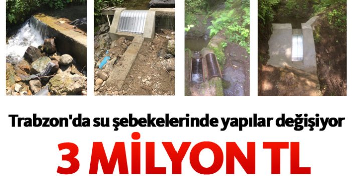 Trabzon'da su şebekelerinde yapılar değişiyor