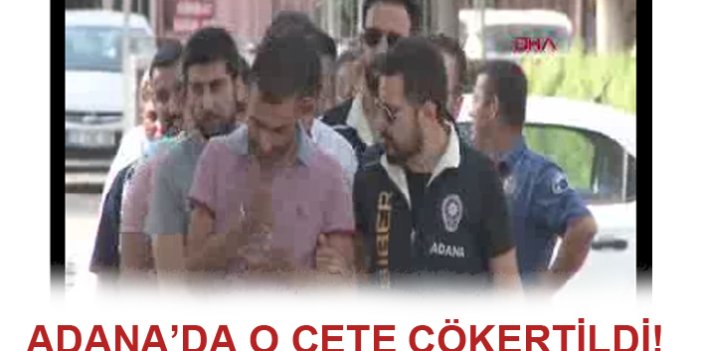 Adana'da bahis çetesi çökertildi!
