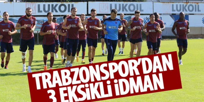 Trabzonspor Sivasspor maçı hazılıklarına devam ediyor