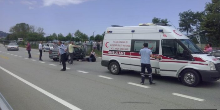Trabzon'da korkutan kaza: 4 yaralı