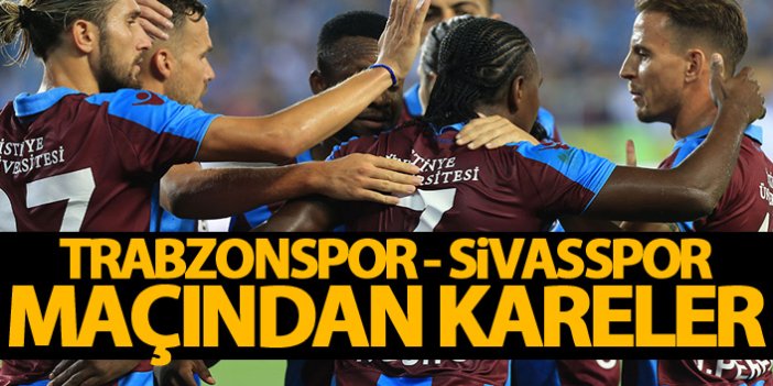 TRabzonspor - Sivasspor maçından kareler