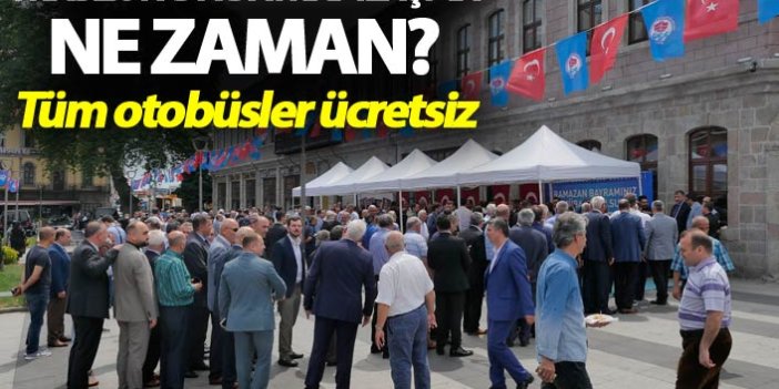 Trabzon ikinci gün bayramlaşacak