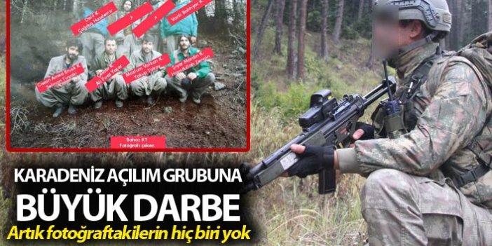 PKK'nın Karadeniz açılım grubuna büyük darbe - Artık hiç biri yok