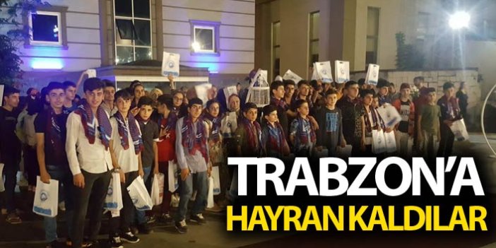 Mardinli çocuklar Trabzon'a hayran kaldılar