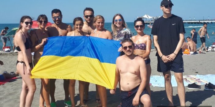 Samsun'da Ukraynalıların 'Bağımsızlık Günü' kutlaması