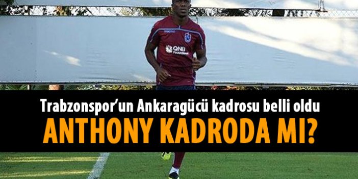 Trabzonspor'un yeni transferi kadroda mı?