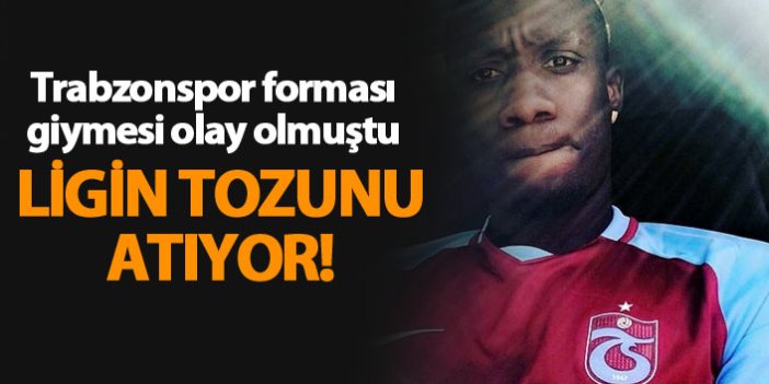 Trabzonspor formasıyla poz veren Diagne Süper Lig'in tozunu atıyor