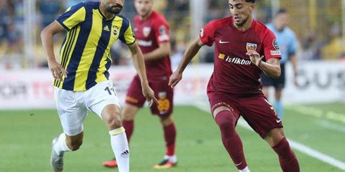 Kayserispor Fenerbahçe'yi yendi