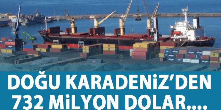 Doğu Karadeniz'den 732 Milyon Dolarlık ihracat