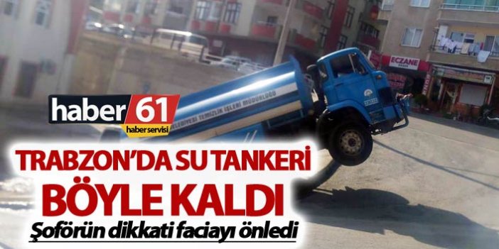 Trabzon'da faciadan dönüldü - Tanker...