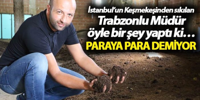 Keşmekeşten sıkılan Trabzonlu Müdür bakın ne yaptı