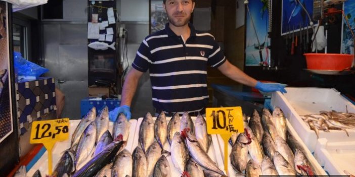 Trabzon'da fırtına balık fiyatlarını vurdu