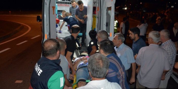 Giresun'da trafik kazası 9 yaralı